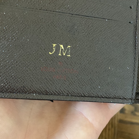 Louis Vuitton authentic vintage damier ebene bifold slim wallet - Picture 7 of 8